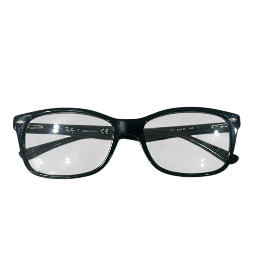 Ray Ban Vintage 5228 Black Frame Rectangular Frames Glasses Preppy Classic Mint